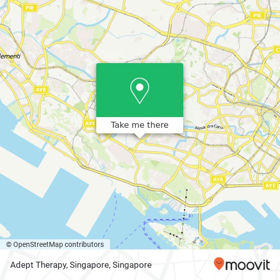Adept Therapy, Singapore map