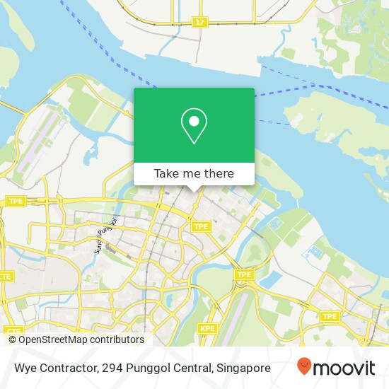 Wye Contractor, 294 Punggol Central map