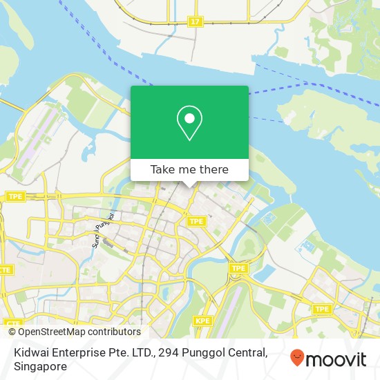 Kidwai Enterprise Pte. LTD., 294 Punggol Central map