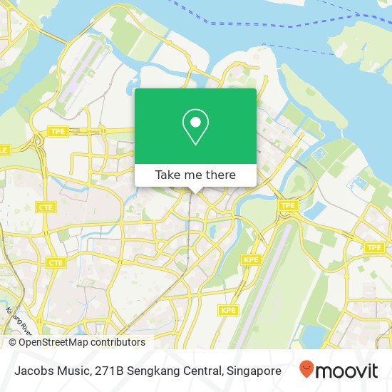 Jacobs Music, 271B Sengkang Central map