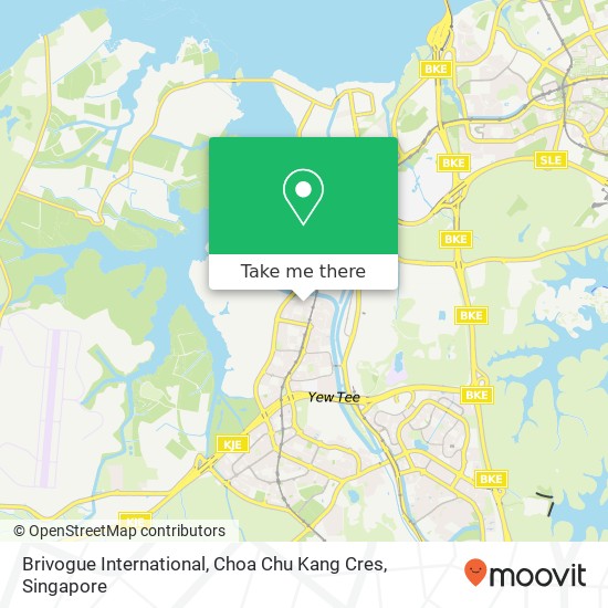 Brivogue International, Choa Chu Kang Cres地图