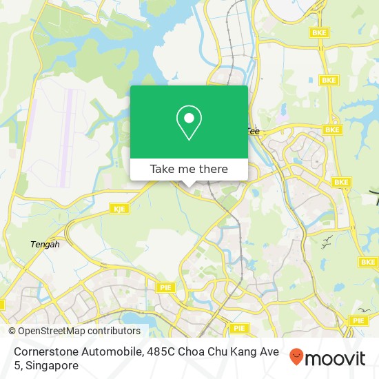 Cornerstone Automobile, 485C Choa Chu Kang Ave 5 map