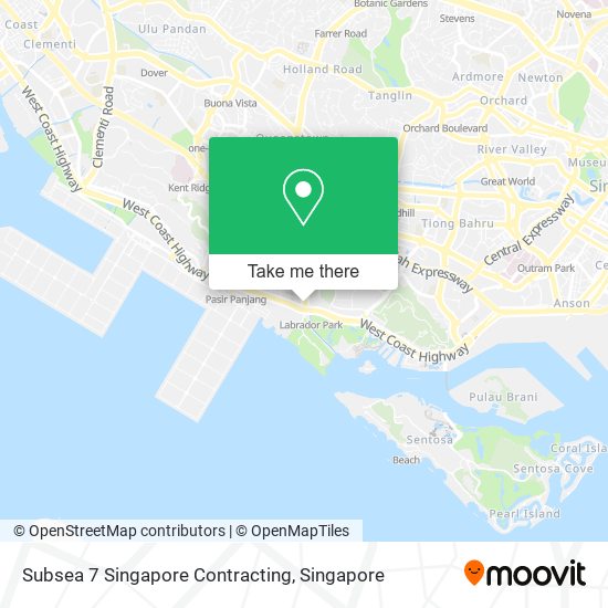 Subsea 7 Singapore Contracting map