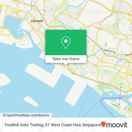 Fredlink Auto Trading, 31 West Coast Hwy map