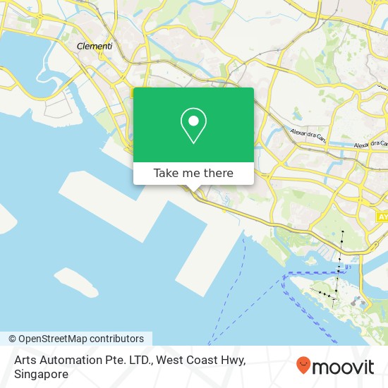 Arts Automation Pte. LTD., West Coast Hwy map