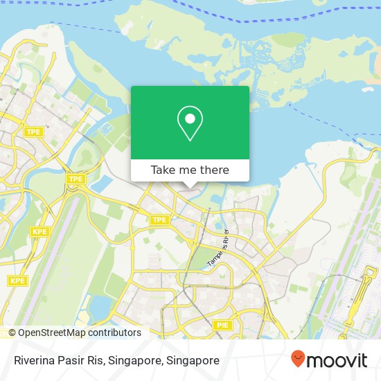 Riverina Pasir Ris, Singapore地图