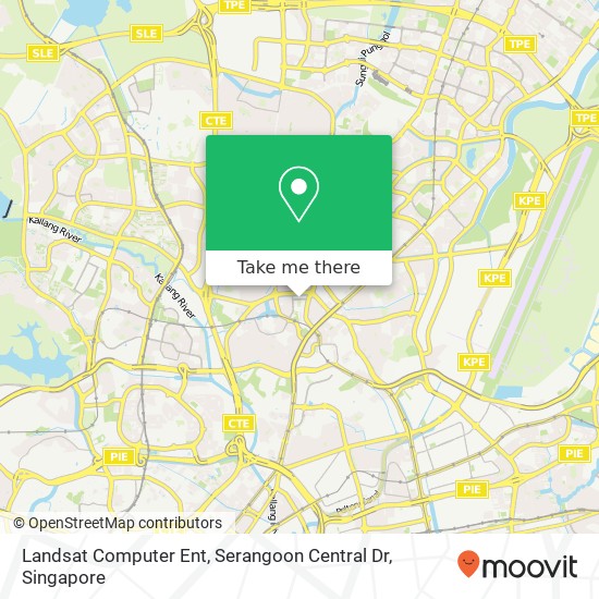 Landsat Computer Ent, Serangoon Central Dr map