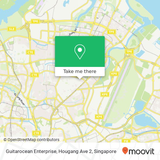 Guitarocean Enterprise, Hougang Ave 2 map