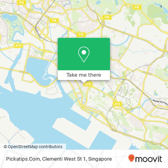Pickatips.Com, Clementi West St 1 map