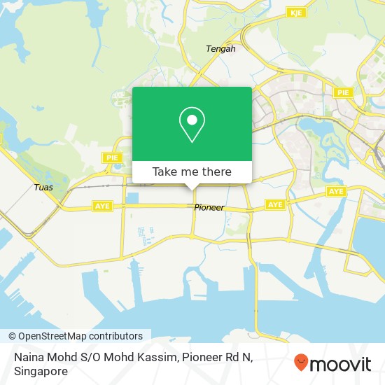 Naina Mohd S / O Mohd Kassim, Pioneer Rd N地图