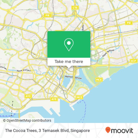 The Cocoa Trees, 3 Temasek Blvd map