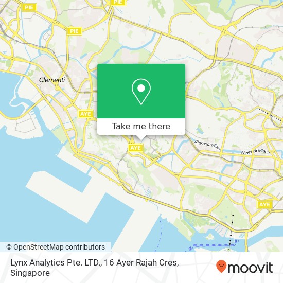 Lynx Analytics Pte. LTD., 16 Ayer Rajah Cres地图