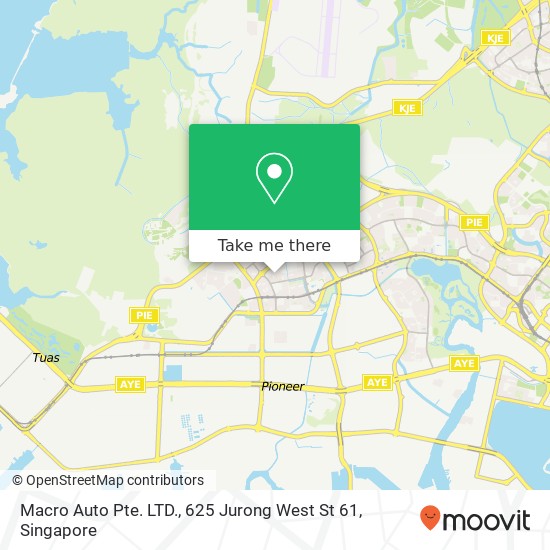 Macro Auto Pte. LTD., 625 Jurong West St 61 map