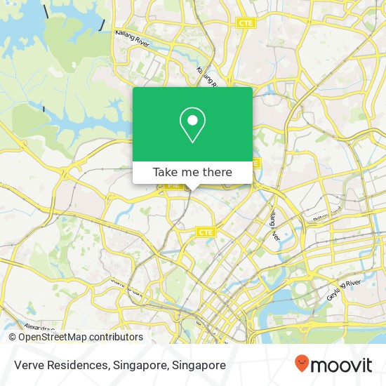 Verve Residences, Singapore map