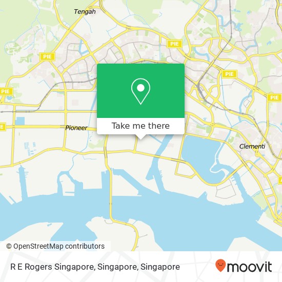 R E Rogers Singapore, Singapore map