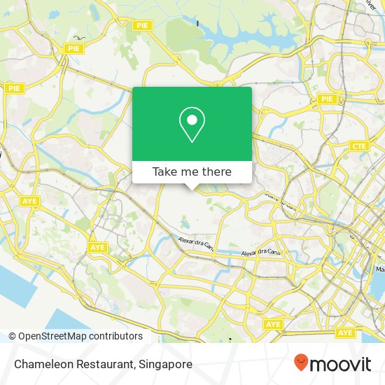 Chameleon Restaurant map