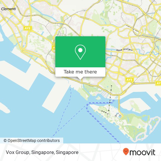 Vox Group, Singapore map
