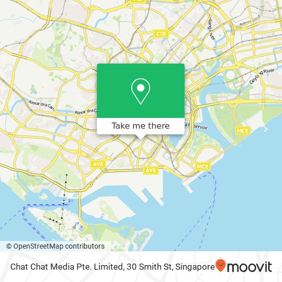Chat Chat Media Pte. Limited, 30 Smith St map