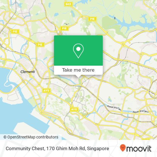 Community Chest, 170 Ghim Moh Rd地图