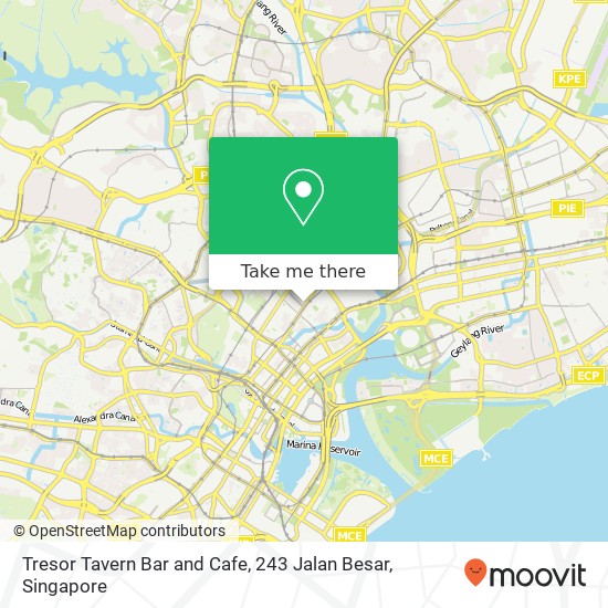 Tresor Tavern Bar and Cafe, 243 Jalan Besar map