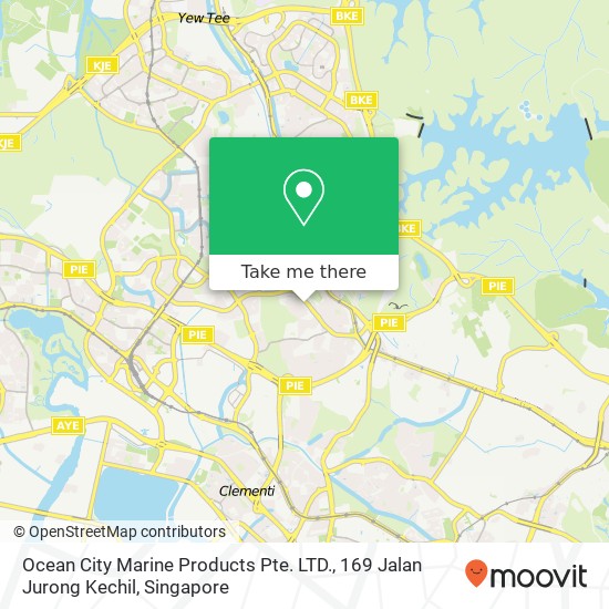 Ocean City Marine Products Pte. LTD., 169 Jalan Jurong Kechil map