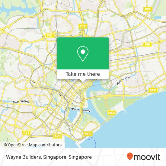 Wayne Builders, Singapore地图