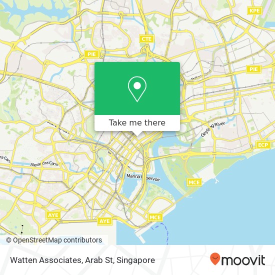 Watten Associates, Arab St map