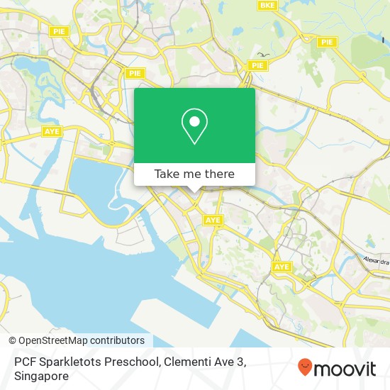 PCF Sparkletots Preschool, Clementi Ave 3 map