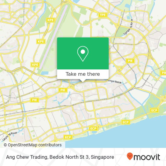 Ang Chew Trading, Bedok North St 3 map
