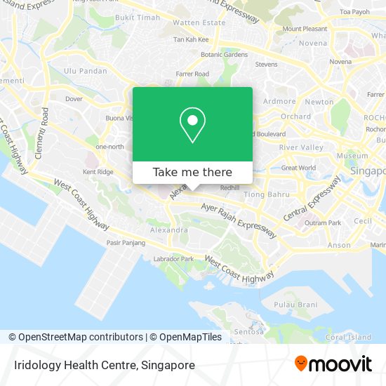 Iridology Health Centre map