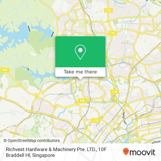 Richvest Hardware & Machinery Pte. LTD., 10F Braddell Hl地图