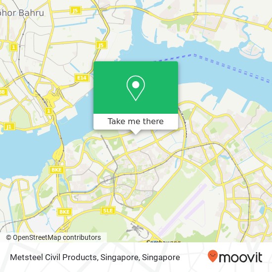 Metsteel Civil Products, Singapore map