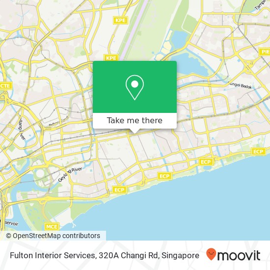 Fulton Interior Services, 320A Changi Rd地图