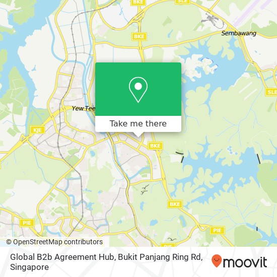 Global B2b Agreement Hub, Bukit Panjang Ring Rd map