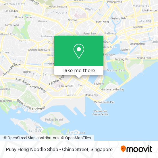 Puay Heng Noodle Shop - China Street map