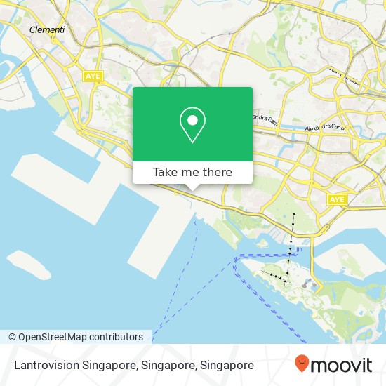 Lantrovision Singapore, Singapore map