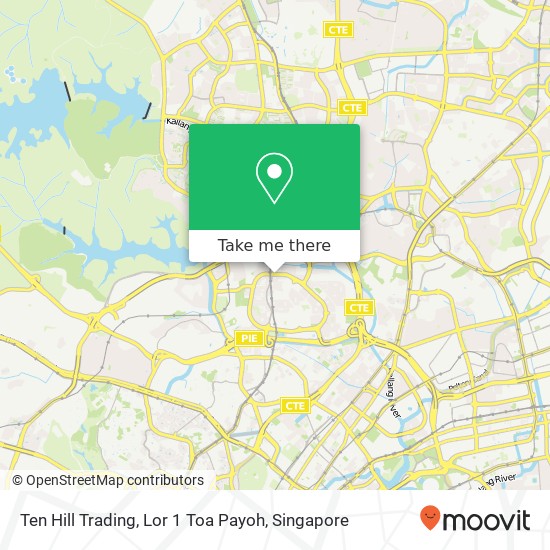 Ten Hill Trading, Lor 1 Toa Payoh map