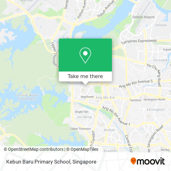 Kebun Baru Primary School map