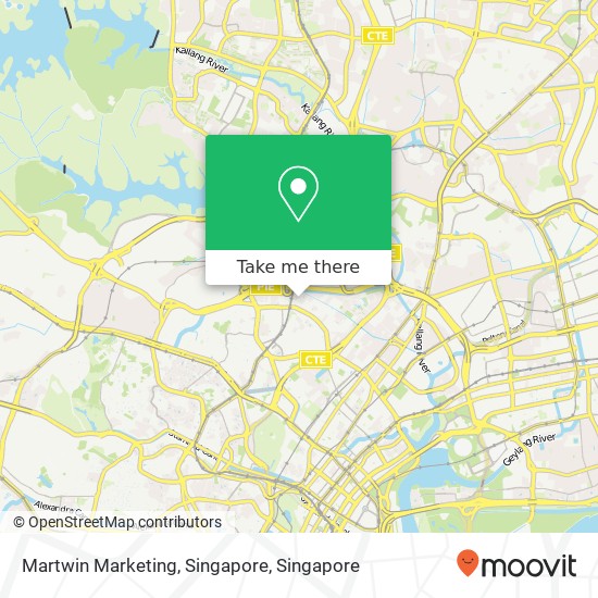 Martwin Marketing, Singapore map