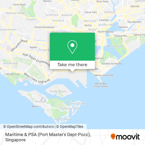 Maritime & PSA (Port Master's Dept-Pocc) map