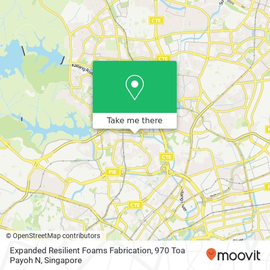 Expanded Resilient Foams Fabrication, 970 Toa Payoh N map