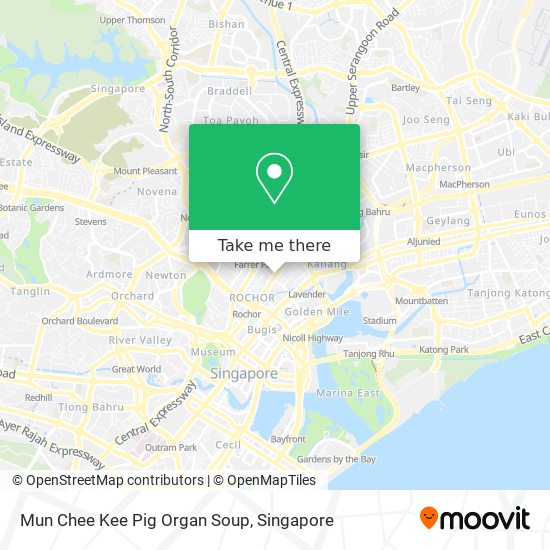 Mun Chee Kee Pig Organ Soup map