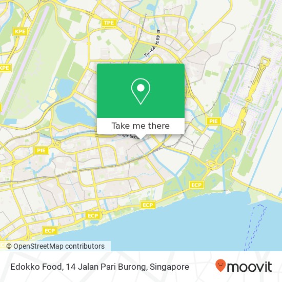 Edokko Food, 14 Jalan Pari Burong map