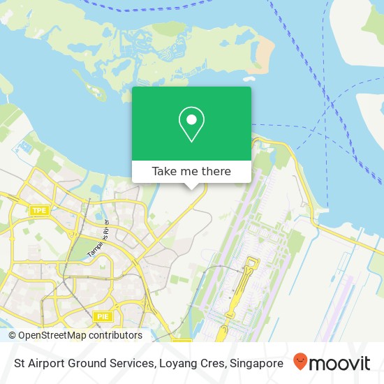 St Airport Ground Services, Loyang Cres地图