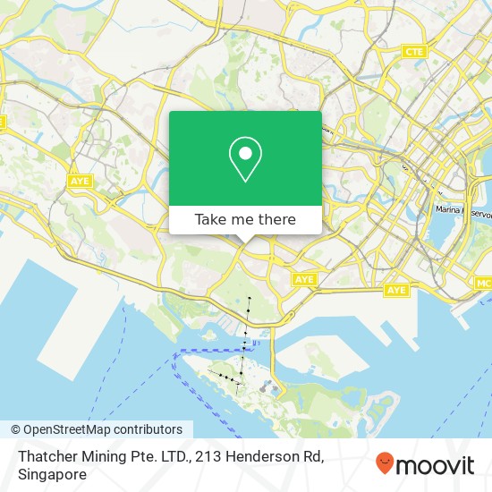 Thatcher Mining Pte. LTD., 213 Henderson Rd地图