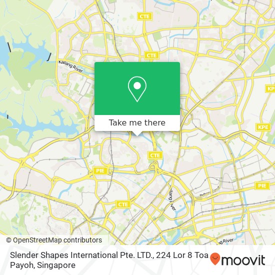 Slender Shapes International Pte. LTD., 224 Lor 8 Toa Payoh map