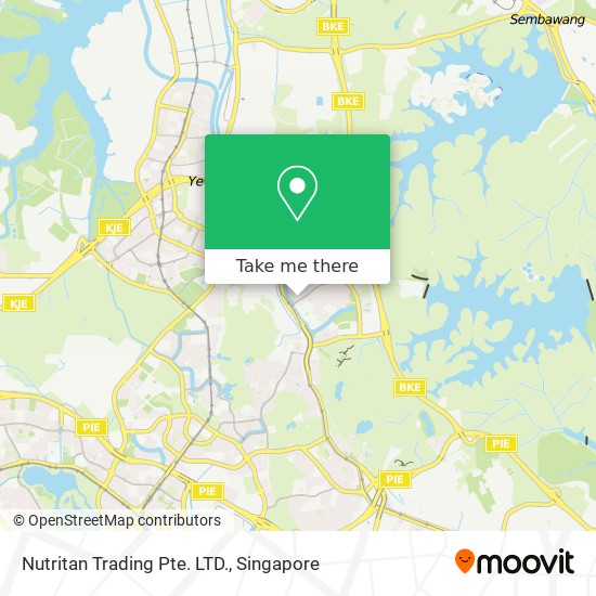 Nutritan Trading Pte. LTD. map