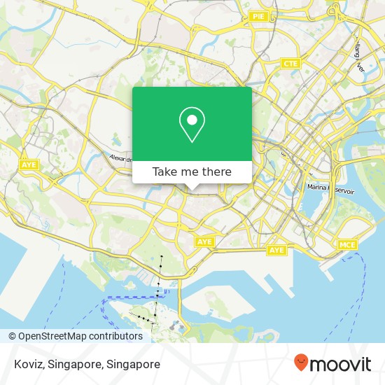 Koviz, Singapore map