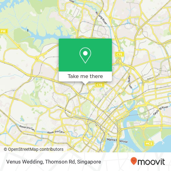 Venus Wedding, Thomson Rd map