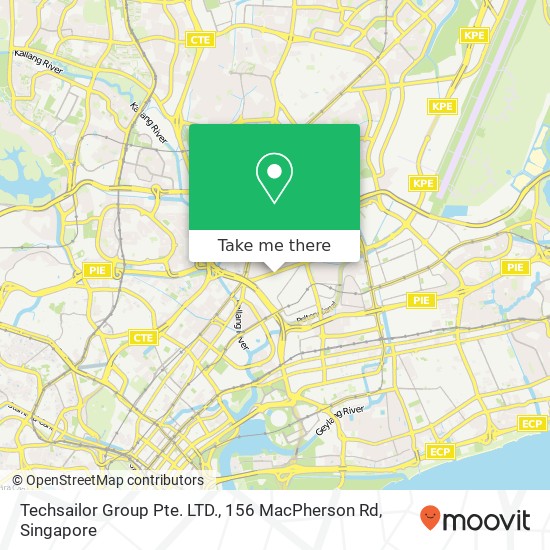 Techsailor Group Pte. LTD., 156 MacPherson Rd地图